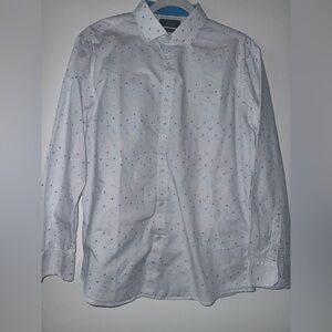 Men's Multicolor Dot Button Down